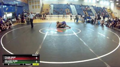 138 lbs Round 1 (8 Team) - Nelson Hued, Eagle Empire vs Tyler Gray, Wellington