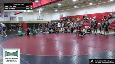 High School - 108 lbs Consolation Round 2 - Dom Litterio, Morris Knolls vs Dante Glynos, Watchung Hills