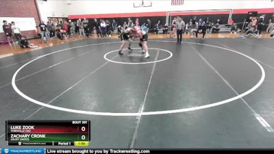 175 lbs Champ. Round 3 - Zachary Cronk, Joliet (WEST) vs Luke Zook, YORKVILLE (HS)