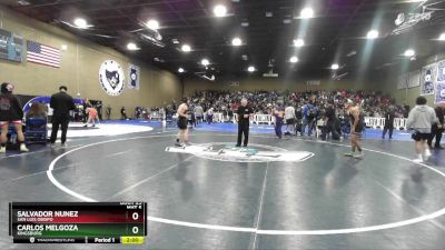 113 lbs Champ. Round 1 - Carlos Melgoza, Kingsburg vs Salvador Nunez, San Luis Obispo