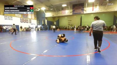 120 lbs Cons. Round 1 - Jared Zendejas, Elsinore vs Jessie Hernandez, Apple Valley