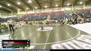 49 lbs Semis & Wb (16 Team) - Jag O`Brien, Utah Gold vs Adriel Flores, Warriors Of Christ