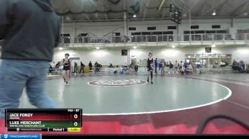 87 lbs Cons. Round 3 - Luke Merchant, Whiteland Wrestling Club vs Jace Forgy, Indiana