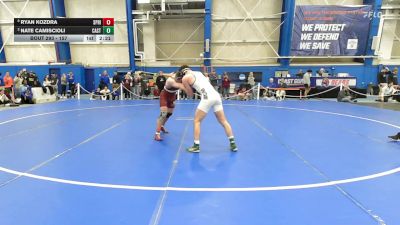 157 lbs Cons. Semi - Nate Camiscioli, Castleton vs Ryan Kozdra, Springfield
