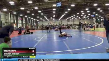 64 lbs Round 2 - Fin Andersen, Buxton Intensity vs Hunter Johnson, Terps XPress