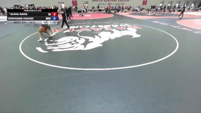 145 A Champ. Round 2 - Olivia Davis, Unattached vs Stephanie Chavez, Menlo College