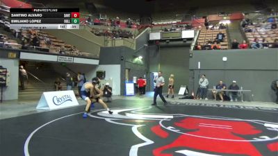 128 lbs Consi Of 8 #1 - Santino Alvaro, Santa Ynez vs Emiliano Lopez, Bullard