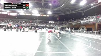 175 lbs Cons. Semi - Hagen Robinson, Elko vs Hayden Larson, Hermiston Oregon