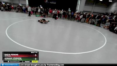 110 lbs Quarterfinal - Morgan Johnson, Team Nazar Training Center vs Raeya Perkins, Oklahoma