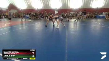 150 lbs Placement Matches (16 Team) - Jack Ponto, Oswego East vs Cooper Sheeran, Rochester Century