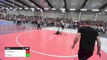 109 lbs Quarterfinal - Asher Williams, War vs Nathan Hare, Stout Wrestling Academy
