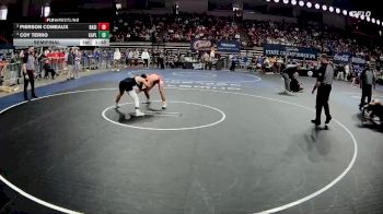 D 3 132 lbs Semifinal - Coy Terro, Kaplan vs Pierson Comeaux, Basile