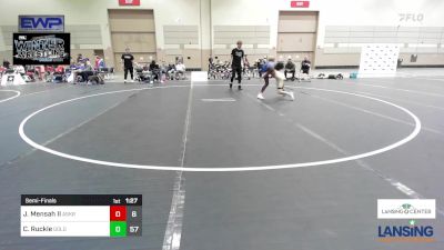 91 lbs Semifinal - John Mensah II, Askren Wrestling Academy - (C) vs Cade Ruckle, Gold Rush Wrestling