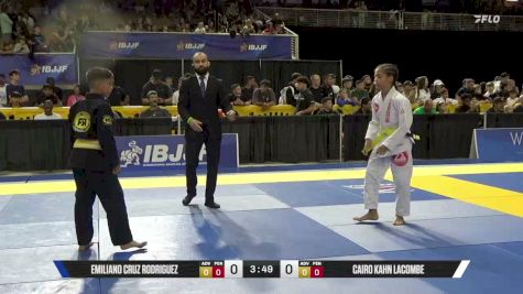 Cairo Kahn Lacombe vs Emiliano Cruz Rodriguez 2026 Pan Kids Jiu-Jitsu IBJJF Championship