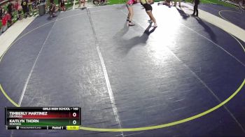 140 lbs Semifinal - Timberly Martinez, Colorado vs Kaitlyn Thorn, Montana