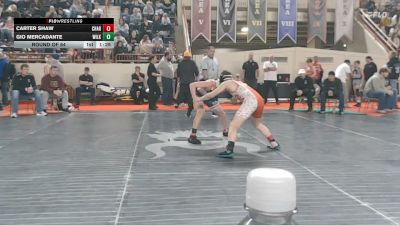 105_B lbs Round Of 64 - Carter Shaw, Chartiers-Houston vs Gio Mercadante, Wilkes Barre