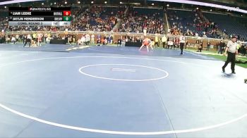 D3-157 lbs Cons. Round 3 - Jaylin Henderson, Shelby HS vs Liam Leeke, Whitehall