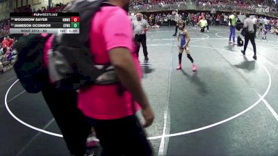 60 lbs Champ. Round 1 - Woodrow Sayer, Kearney MatCats Wrestling Club vs Jameson OConnor, Gretna Youth Wrestling Club