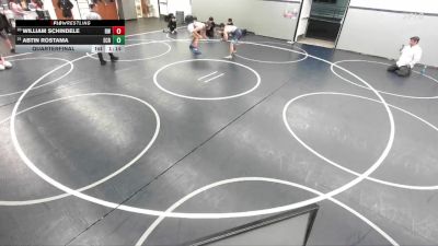 190 lbs Quarterfinal - Abtin Rostama, ECR vs William Schindele, Reign WC