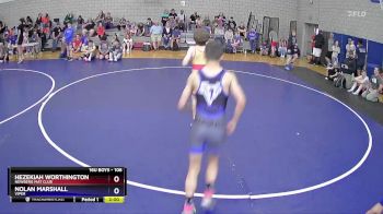106 lbs Quarterfinal - Hezekiah Worthington, Newberg Mat Club vs Nolan Marshall, Viper