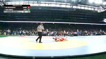 D3-150 lbs Champ. Round 1 - Van Wirtz, Olivet vs MJ McDonald, Gladwin