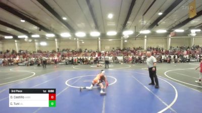 88 lbs 3rd Place - Octavio Castillo, Juggernaut WC vs Cash Tuni, Lil Buckaroos