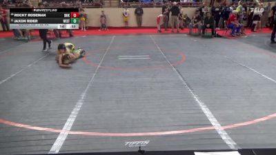 75_B lbs Consi Rd 1 32 #2 - Rocky Roseman, Shikellamy vs Jaxon Rider, West Allegheny