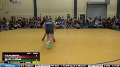 140 lbs Semifinal - Samuel Dunigan, LAW vs Josiah Bastien, Askren Wrestling Academy