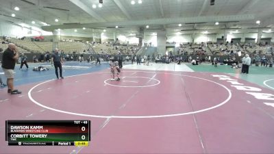 45 lbs Cons. Round 2 - Corbitt Towery, TWC vs Dawson Kamm, Blackman Wrestling Club