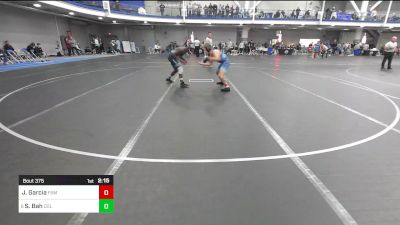 125 lbs Round Of 16 - James Garcia, F&M - UnAttached vs Sulayman Bah, Columbia