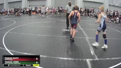 80 lbs Cons. Round 1 - Thomas Jones, Fort Stewart Wrestling vs Thomas Scott, Independent