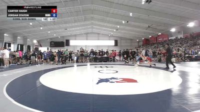 80 lbs Cons. Sub-semis - Carter Haigh vs Jordan Staton, Massas Maniacs