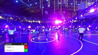 120 lbs Round Of 16 - Fisher Yeager, Unattached vs Kaius Rivera, Team Montana