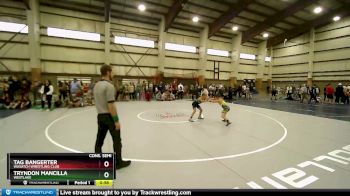 88 lbs Cons. Semi - Tag Bangerter, Wasatch Wrestling Club vs Tryndon Mancilla, Westlake