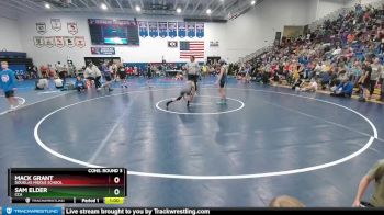 90 lbs Cons. Round 3 - Sam Elder, CCA vs Mack Grant, Douglas Middle School