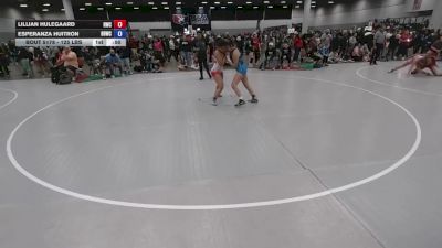 125 lbs Cons. Rd Of 32 - Esperanza Huitron, Backyard Bullies Wrestling Club vs Lillian Hulegaard, Ridgefield Wrestling Club