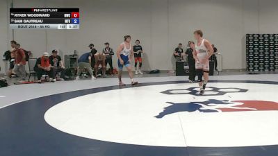 86 kg Cons. Sub-rd Of 16 - Ryker Woodward, Mustang Wrestling Club vs Sam Gautreau, Mat Town USA