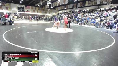 190 lbs Champ. Round 2 - Isaac Fernandez, Central East vs Demetri Clark, Temecula Valley