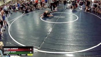 70 lbs Quarterfinal - Natana Albright, Kastner vs Carson Wyatt, Dethrone