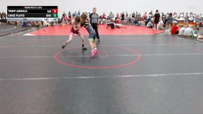120 lbs Round 1 (6 Team) - Cruz Floyd, Bulloch Bandits Wrestling Club vs Tripp Arnold, Ga Misfits