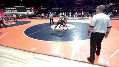 3A 165 lbs Quarterfinal - Lucas Nance, Palatine (Fremd) vs Luke Hamiti, Joliet (Catholic Academy)