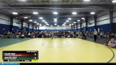 125 lbs Cons. Round 2 - Boston Cole, Fighting Squirrels vs Caleb Page, Bonneville Wrestling Club