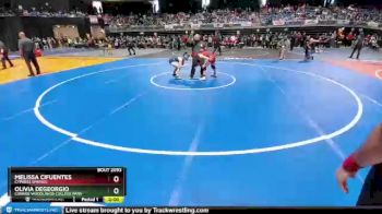 6 lbs Quarterfinal - Melissa Cifuentes, Cypress Springs vs Olivia Degeorgio, Conroe Woodlands College Park