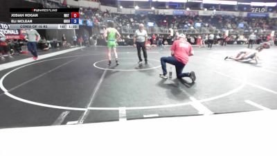 155 lbs Consi Of 16 #2 - Josiah Hogan, Mat Rats vs Eli McLean, Ground Zero Wrestling Club