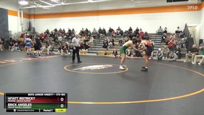 175-185 lbs Round 4 - Erick Angeles, Cedar Rapids Kennedy vs Wyatt Bistricky, Prairie, Cedar Rapids