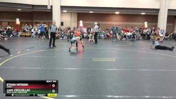 65 lbs Quarterfinal - Ethan Mitrisin, SHWA vs Liam Crousillac, Gulf Coast Wrestling