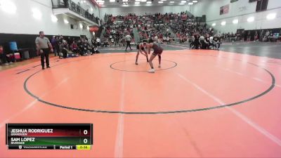 132 lbs Cons. Round 1 - Sam Lopez, Riverside vs Jeshua Rodriguez, Grandview