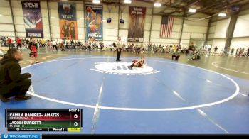 52 lbs Rd# 3 12:00pm Friday - Jacobi Burkett, PA Gold vs Camila Ramirez- Amates, No Escape W.A.