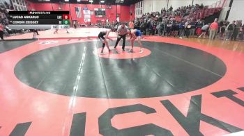 132 lbs Champ. Round 1 - Corbin Zeisset, Belleville (EAST) vs Lucas Ankarlo, Frankfort (LINCOLN-WAY EAST)