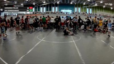 88-95 lbs Cons. Round 1 - Leonardo Tellez, Gladiator Wrestling vs Kai Vongkhankeo, Longwood Wrestling Club